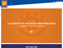 Tablet Screenshot of initiativeremarquable.com